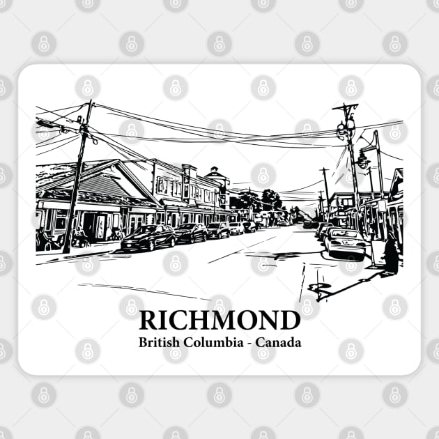 Richmond - British Columbia Magnet by Lakeric